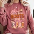 Cowboy Teacher These Boots Are Made-For Teaching School Comfort Colors Sweatshirt Crimson Cowboy Teacher These Boots Are Made-For Teaching School Comfort Colors Sweatshirt Crimson