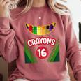 Crayon Box Fun Teacher Student Crayon Squad Halloween 2023 Comfort Colors Sweatshirt Crimson Crayon Box Fun Teacher Student Crayon Squad Halloween 2023 Comfort Colors Sweatshirt Crimson