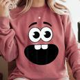 Creepy Carrots Face Teacher Halloween Costume Matching Comfort Colors Sweatshirt Crimson Creepy Carrots Face Teacher Halloween Costume Matching Comfort Colors Sweatshirt Crimson