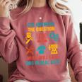 CTE Teacher CTE Crew When Will I Use This In Real Life Comfort Colors Sweatshirt Crimson