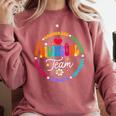 Cultivando Bilingues Dual Language Bilingual Team Teacher Comfort Colors Sweatshirt Crimson Cultivando Bilingues Dual Language Bilingual Team Teacher Comfort Colors Sweatshirt Crimson