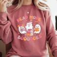 Cute Ghost Book Read More Books Teachers Halloween Comfort Colors Sweatshirt Crimson Cute Ghost Book Read More Books Teachers Halloween Comfort Colors Sweatshirt Crimson