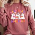 Cute Ghost Read More Books Lover Teacher Halloween Costume Comfort Colors Sweatshirt Crimson Cute Ghost Read More Books Lover Teacher Halloween Costume Comfort Colors Sweatshirt Crimson