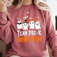 Cute Ghost Team Pre K Boo Crew Halloween Teacher Student Comfort Colors Sweatshirt Crimson Cute Ghost Team Pre K Boo Crew Halloween Teacher Student Comfort Colors Sweatshirt Crimson