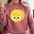 Cute Good Egg Teacher Halloween Costume Group The Big Cheese Comfort Colors Sweatshirt Crimson