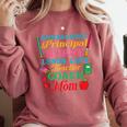 Cute Principal Nurse Lunch Lady Teacher Coach Homeschool Mom Comfort Colors Sweatshirt Crimson Cute Principal Nurse Lunch Lady Teacher Coach Homeschool Mom Comfort Colors Sweatshirt Crimson
