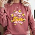 Cute I Teach The Cutest Bees In The Beehive Teacher's Day For Men Women Kids Comfort Colors Sweatshirt Crimson Cute I Teach The Cutest Bees In The Beehive Teacher's Day For Men Women Kids Comfort Colors Sweatshirt Crimson