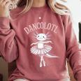 Dancolotl Ballerina Axolotl Ballet Dance Teacher Comfort Colors Sweatshirt Crimson Dancolotl Ballerina Axolotl Ballet Dance Teacher Comfort Colors Sweatshirt Crimson