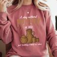 A Day Without Pottery Teacher Clay Kiln Ceramics Artist Men Women Comfort Colors Sweatshirt Crimson