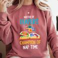 Daycare Provider Master Of Diapers Childcare Teacher Comfort Colors Sweatshirt Crimson