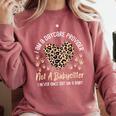 Daycare Provider Teacher Childcare Worker Leopard Heart Fun Comfort Colors Sweatshirt Crimson Daycare Provider Teacher Childcare Worker Leopard Heart Fun Comfort Colors Sweatshirt Crimson