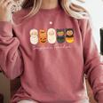 Daycare Teacher Halloween Infant Squad Spooky Childcare Fall Comfort Colors Sweatshirt Crimson