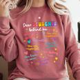 Dear Student Behind Me Teacher Appreciation Back To School Comfort Colors Sweatshirt Crimson Dear Student Behind Me Teacher Appreciation Back To School Comfort Colors Sweatshirt Crimson