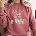 It Doesn't Get Scarier Halloween Music Teacher Costume For Men Women Comfort Colors Sweatshirt Crimson
