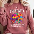Dot Day Shirt Women Men Kids Girls Boys Teacher 2024 Dot Day Comfort Colors Sweatshirt Crimson Dot Day Shirt Women Men Kids Girls Boys Teacher 2024 Dot Day Comfort Colors Sweatshirt Crimson