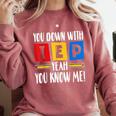 You Down With IEP Yeah You Know Me SPED Teacher Comfort Colors Sweatshirt Crimson You Down With IEP Yeah You Know Me SPED Teacher Comfort Colors Sweatshirt Crimson