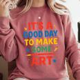 Drawing Art Artist Teacher It’s A Good Day To Make Some Art Comfort Colors Sweatshirt Crimson Drawing Art Artist Teacher It’s A Good Day To Make Some Art Comfort Colors Sweatshirt Crimson