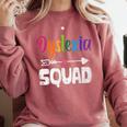 Dyslexia Awareness Month Dyslexia Teacher Therapist Comfort Colors Sweatshirt Crimson