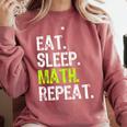 Eat Sleep Math Repeat Teacher Lover Comfort Colors Sweatshirt Crimson Eat Sleep Math Repeat Teacher Lover Comfort Colors Sweatshirt Crimson