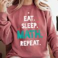 Eat Sleep Math Repeat Math Teacher Men Women Girls Kids Comfort Colors Sweatshirt Crimson Eat Sleep Math Repeat Math Teacher Men Women Girls Kids Comfort Colors Sweatshirt Crimson