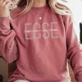 ECSE Early Childhood Teacher Special Education Comfort Colors Sweatshirt Crimson ECSE Early Childhood Teacher Special Education Comfort Colors Sweatshirt Crimson