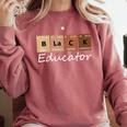 Educator Science Teacher Melanin Educator Science Comfort Colors Sweatshirt Crimson Educator Science Teacher Melanin Educator Science Comfort Colors Sweatshirt Crimson