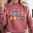 ELL Is My Jam English Language Learner Aide ELL Teacher Comfort Colors Sweatshirt Crimson