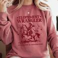 Elopement Wrangler Teacher ABA Behavior Support Cowboy Comfort Colors Sweatshirt Crimson Elopement Wrangler Teacher ABA Behavior Support Cowboy Comfort Colors Sweatshirt Crimson