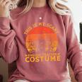 English Teacher Matching This Is My Scary Halloween Costume Comfort Colors Sweatshirt Crimson