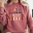 Everyone Is Welcome Here Idaho Teacher Comfort Colors Sweatshirt Crimson Everyone Is Welcome Here Idaho Teacher Comfort Colors Sweatshirt Crimson