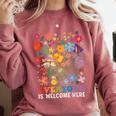 Everyone Is Welcome Here Tshirt Idaho Teacher Support Retro Comfort Colors Sweatshirt Crimson Everyone Is Welcome Here Tshirt Idaho Teacher Support Retro Comfort Colors Sweatshirt Crimson