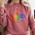 Exceptional Educator Squad Special Education Teacher Autism Comfort Colors Sweatshirt Crimson