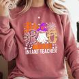 Fab Boo Lous Infant Teacher Halloween Costume Comfort Colors Sweatshirt Crimson Fab Boo Lous Infant Teacher Halloween Costume Comfort Colors Sweatshirt Crimson