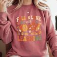 Fall In Love With Learning Retro Autumn Thanksgiving Teacher Comfort Colors Sweatshirt Crimson Fall In Love With Learning Retro Autumn Thanksgiving Teacher Comfort Colors Sweatshirt Crimson