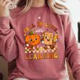 Fall In Love With Reading Book Autumn Pumpkins And Teachers Comfort Colors Sweatshirt Crimson Fall In Love With Reading Book Autumn Pumpkins And Teachers Comfort Colors Sweatshirt Crimson