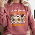 Are You Fall o Ween Directions Halloween Skeleton Teacher Comfort Colors Sweatshirt Crimson Are You Fall o Ween Directions Halloween Skeleton Teacher Comfort Colors Sweatshirt Crimson