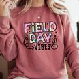 Field Day Vibes For Teacher Kids Happy Field Day 2025 Comfort Colors Sweatshirt Crimson Field Day Vibes For Teacher Kids Happy Field Day 2025 Comfort Colors Sweatshirt Crimson