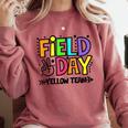 Field Day Yellow Team For Teacher Kids Field Day Games Comfort Colors Sweatshirt Crimson Field Day Yellow Team For Teacher Kids Field Day Games Comfort Colors Sweatshirt Crimson