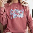 Fifth Grade Team Coquette Bow 5th Grade Teacher Girl Kid Comfort Colors Sweatshirt Crimson Fifth Grade Team Coquette Bow 5th Grade Teacher Girl Kid Comfort Colors Sweatshirt Crimson