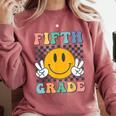 Fifth Grade Team Teachers Boys Girls Retro Smile 5th Grade Comfort Colors Sweatshirt Crimson Fifth Grade Team Teachers Boys Girls Retro Smile 5th Grade Comfort Colors Sweatshirt Crimson