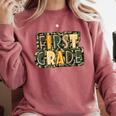 First 1St Grade Camo Camouflage Boy Teacher Back To School Comfort Colors Sweatshirt Crimson First 1St Grade Camo Camouflage Boy Teacher Back To School Comfort Colors Sweatshirt Crimson