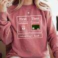 First Caffeinate Then Educate I Am Earning A Break Teacher Comfort Colors Sweatshirt Crimson First Caffeinate Then Educate I Am Earning A Break Teacher Comfort Colors Sweatshirt Crimson