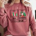 First Data Then Christmas I'm Earning A Break Sped Teacher Men Women Comfort Colors Sweatshirt Crimson