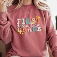 First Grade Dream Team First Day Of 1st Grade Teachers For Men Women Comfort Colors Sweatshirt Crimson First Grade Dream Team First Day Of 1st Grade Teachers For Men Women Comfort Colors Sweatshirt Crimson