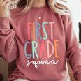 First Grade Squad 1st Grade Teacher Crew Back To School Team Comfort Colors Sweatshirt Crimson First Grade Squad 1st Grade Teacher Crew Back To School Team Comfort Colors Sweatshirt Crimson