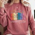 Floral Books Never Underestimate A Public School Teacher Comfort Colors Sweatshirt Crimson Floral Books Never Underestimate A Public School Teacher Comfort Colors Sweatshirt Crimson