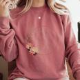Floral Learning Disabilities Teacher Consultant SPED Teacher Comfort Colors Sweatshirt Crimson