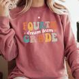 Fourth Grade Dream Team 4th Grade Teacher Back To School Comfort Colors Sweatshirt Crimson Fourth Grade Dream Team 4th Grade Teacher Back To School Comfort Colors Sweatshirt Crimson