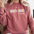 Fourth Grade Team 4th Grade Teacher Girls Boys Comfort Colors Sweatshirt Crimson Fourth Grade Team 4th Grade Teacher Girls Boys Comfort Colors Sweatshirt Crimson
