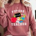 Future Teacher Costume For Adults And Kids T-Shirt Comfort Colors Sweatshirt Crimson Future Teacher Costume For Adults And Kids T-Shirt Comfort Colors Sweatshirt Crimson